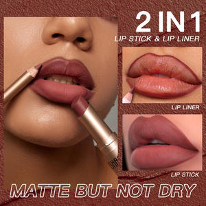 Juego de labios resistente al agua de 12 piezas superventas | Delineador de labios mate y lápiz labial sin transferencia para maquillaje de larga duración - Product Image 2