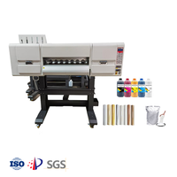Nouvelle imprimante DTF 4 têtes pour I1600 I3200, entièrement automatique, grand format 60 cm, encre pigmentée, impression numérique textile sur T-shirt