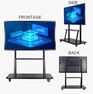 ไวท์บอร์ดอิเล็กทรอนิกส์อัจฉริยะ Clever Interactive All-in-One ระบบปฏิบัติการคู่ 4K รองรับการสัมผัส 20 จุด กระจกกันแสงสะท้อน 4 มม. ระดับไฮเอนด์ สำหรับธุรกิจและการศึกษา ความจุ 128GB - Product Image 3