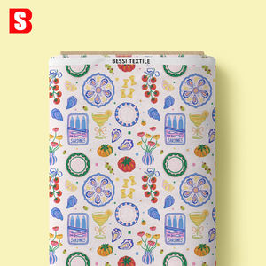 Tela <span class=keywords><strong>de</strong></span> Algodón Orgánico 100% Estampada Digitalmente con Diseño <span class=keywords><strong>de</strong></span> Pastel y Helado Bessi, Suave como el Césped <span class=keywords><strong>de</strong></span> Liberty Tana, para Vestidos Infantiles - Product Image 3