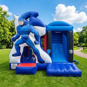 Casa de Brinco con Tobogán, Castillo Inflable para Niños, Mini Combo, Trampolín, Material de PVC, Fácil de Instalar - Product Image 2