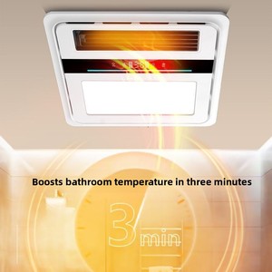 Chauffe-plafond intelligent pour <span class=keywords><strong>salle</strong></span> <span class=keywords><strong>de</strong></span> <span class=keywords><strong>bain</strong></span> avec télécommande sans fil et audio Bluetooth, 110V, ventilateur d'extraction intégré – Nouveauté en promotion - Product Image 6