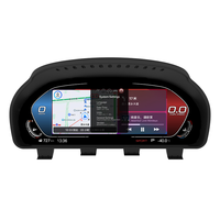 Pannello Digitale LCD per Cruscotto Auto, Quadro Strumenti Virtuale, Tachimetro per BMW Serie 5 6 7 F10 F06 F01 X3 X4 X5 con Navigazione GPS