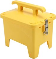 Boîtier de distribution mobile antidéflagrant pour PC industriel, idéal pour les chantiers de construction - Boîtier de distribution et d'alimentation étanche (Jaune)
