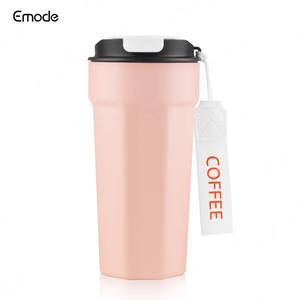 Emode Gobelet isolé en acier inoxydable de 12oz, tasse à café sous vide à double paroi avec couvercles, tasses en métal de taille personnalisée - Product Image 5