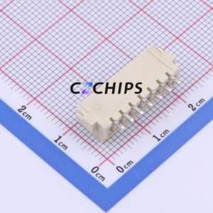 WAFER-XH2.54-7PWB Wire-to-Board Pin Header SMD,P=2.5mm,Horizontal Mount Connector 1x7P 2.5mm Horizontal Mount XH - Product Image 2