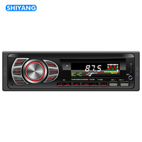 Reproductor de Mp3 de plástico para coche, receptor de Audio Fm con Bluetooth incorporado, Usb, Fm, Oem, tarjeta Sd, 12v-24v
