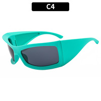Lunettes de soleil Teenyoun tendance pour femmes, monture épaisse de créateur, forme concave, style œil de chat Y2K