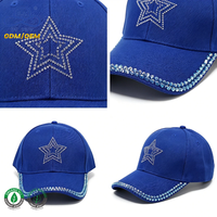 Casquettes de baseball décontractées pour femmes, design professionnel, mode, strass scintillants, logo personnalisé de qualité supérieure, pour les fêtes et les clubs
