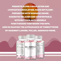 Gummies BBL pour l'augmentation des fesses, marque privée d'usine, ours, maca, gingembre, booster de fesses, lifting des fesses, agrandissement des fesses, amélioration des fesses
