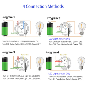 12/16/19/22 มม. สวิตช์ปุ่มกด LED แบบกันน้ำ รีเซ็ตแบบชั่วขณะ 1NO ขั้วต่อ 12V/220V IP65 - Product Image 5