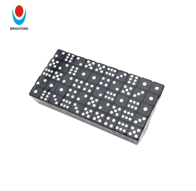 Set De 48 Dados Estándar De 6 Caras – Dados Mini Acrílicos De 16 Mm Con Puntos Claros – Perfectos Para Juegos De Mesa, Cartas Y Actividades Recreativas (Colores Surtidos)