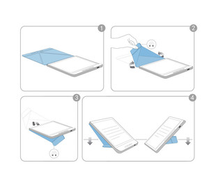 Étui magnétique en silicone souple pour tablette, vente en gros d'usine - Product Image 5