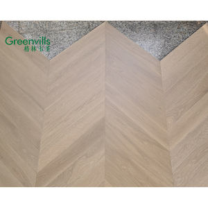 En stock, prêt à expédier, plancher en bois dur véritable de qualité AB plancher en bois d'ingénierie chevron en chêne à chevrons, plancher d'ingénierie - Product Image 6
