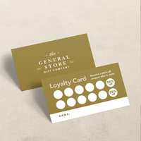 Cartes de visite imprimées sur mesure avec papier couché et gaufrage en carton de finition de surface pour la décoration de cadeaux de petite boutique