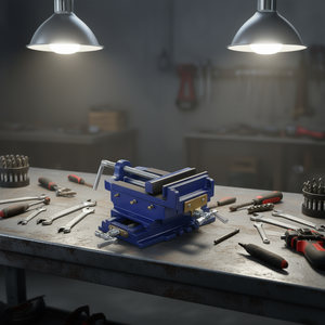 Étau à glissière croisée de 6 pouces pour machine de fraisage de métaux et de travail du bois, qualité industrielle, réglage X Y - Product Image 2