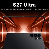 Tablet Android 15 2026 New Smart S27 Ultra 10-Inci, RAM 16GB, Penyimpanan 1TB, Dual-SIM, WiFi, untuk Pendidikan, Bisnis, dan Gaming