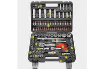 Promo Panas 108 PCS Set Kunci Soket 1/2" .1/4" Mata Obeng Torx Ratchet Driver Tool Kit