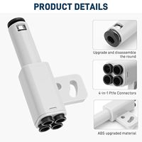 Adaptateur PTFE 4-en-1 ABS YouQi amélioré pour Bambu Lab |   Imprimante 3D X1C X1 X1E X2D P1P P1S P2S H2D H2S H2C