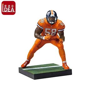 Figurines de football en plastique, vente en gros, 9 pièces, en résine, prix d'usine - Product Image 4