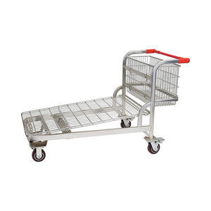 Chariot de supermarché largement utilisé 2022 chariot de supermarché de haute qualité pour les courses lourdes chariot de supermarché chariot de transporteur - Product Image 2