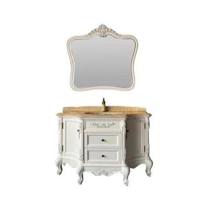 Oak bathroom cabinet marble countertop luxury washbasin custom washbasin cabinet - Product Image 1