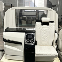 Kit d'aménagement intérieur de luxe Maybach 4 places pour Mercedes Vito V Class Metris W447 W448, avec cloison arrière et TV, kit de modification complet