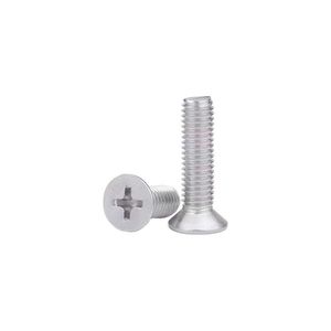304 Stainless Steel Flat Head Phillips Screws Inch Standard Thread Countersunk Head Machine Screws #2 #4 #6 #8 #10 - Product Image 2