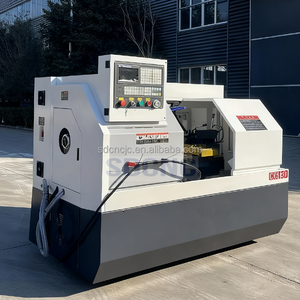China Alta Qualidade Alta Precisão Totalmente Automático Fanuc/Siemens CNC Flat Bed Mini Torno CK6130 CK6136 Máquina - Product Image 3