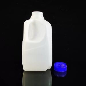 Vente en gros de baril en plastique HDPE de qualité <span class=keywords><strong>alimentaire</strong></span> de 1 l ou 500ml avec poignée, adapté aux emballages de lait, de jus, de vin ou de produits chimiques - Product Image 4