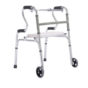 Andador de Aleación de Aluminio con Ruedas y Altura Ajustable para Personas Mayores - Product Image 5