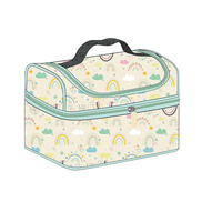 Bolsa de Almuerzo Infantil Personalizada, Linda Bolsa de Almuerzo Escolar con Estampado, Bolsa de Comida Portátil de Doble Capa para Uso Diario, para Estudiantes de Preescolar