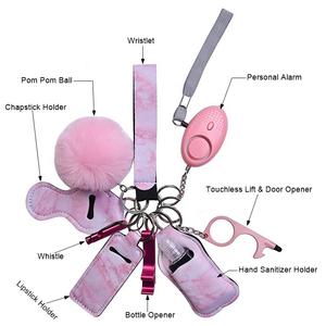 Llavero de Defensa Personal de Neopreno para Mujer, Accesorios Anti-agresor, Set de Llaveros de Seguridad Personal - Product Image 1