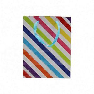 Vente directe d'usine, sac en papier cadeau personnalisé avec logo imprimé sur mesure - Product Image 3