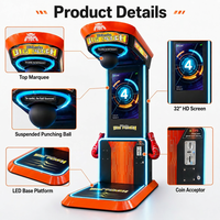 Machine d'arcade de boxe à monnayeur Neofuns Ultimate Big Punch avec écran LED de 32 pouces pour FEC