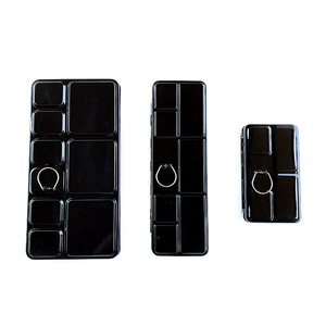 12 colori a tinta unita di vernice di colore di acqua pan torta set con scatola di latta portatile - Product Image 2