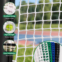 Filet de sport en PE sans nœuds, renforcé et résistant aux intempéries, pour terrains de football et de tennis – Approvisionnement direct usine