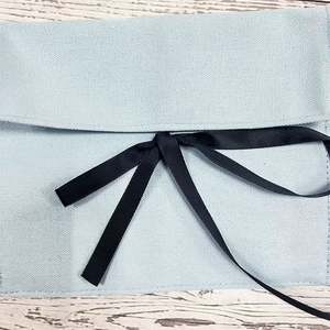 Pochette en coton de haute qualité, douce, personnalisée, emballage en coton, sac anti-poussière, pochette en coton recyclable avec rabat - Product Image 5