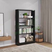 Meubles de bibliothèque de bureau simples de style européen pour la cuisine, la salle à manger, l'hôtel et l'hôpital utilisent un matériau durable en bois MDF et en verre