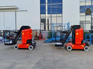 हवाई कार्य खुदरा रेस्तरां होटल उद्योग के लिए 11 मीटर स्व-चालित ऊर्ध्वाधर मस्ट लिफ्टिंग प्लेटफॉर्म जिब इलेक्ट्रिक लिफ्ट - Product Image 6