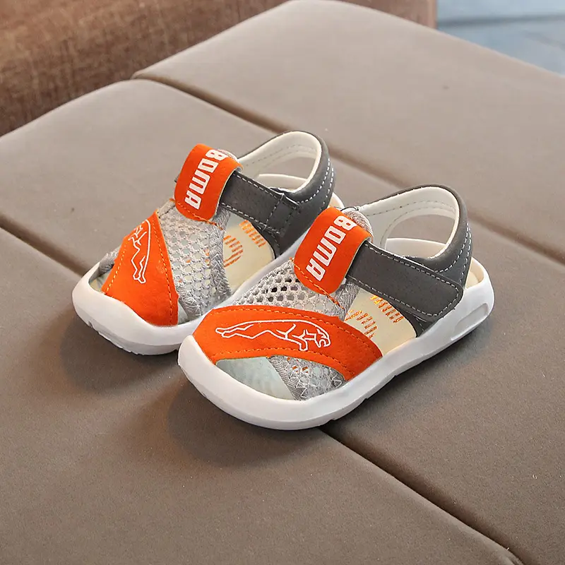 Fashion Lovely Solid Children Sandals Sports Summer Beach Girls Boys Shoes High Quality Breathable Cute Kids Sneakers Toddlers