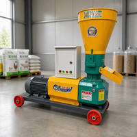 Nouvelle machine à granulés d'aliments pour animaux en acier allié, capacité de 200 kg/h, pour la transformation des aliments pour poulets, porcs, vaches, moutons, lapins