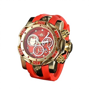 Montre sport à quartz pour homme, style européen, américain et africain, grand cadran, bracelet en caoutchouc, écologique, collection 2026, vente chaude - Product Image 1