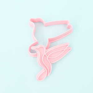 <span class=keywords><strong>Colibri</strong></span> série plastique écologique 2 pièces Biscuit moule oiseau 3D dessin animé bricolage argile Animation imprimé Biscuit emporte-pièces - Product Image 4