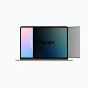 ANANK pelindung layar Privasi cerdas, pelindung layar magnetik Anti mata-mata untuk Macbook Air 15.3