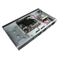 Routuer Router 4Lan Pfsense-Firewall Gateway Chassis jaringan Minipc 2.5Gbe 2.5G 1U rak Chasis Min Pc Pfsense Firewall 4 Port