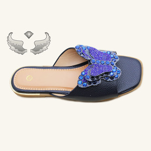 Sandales et pantoufles plates pour femmes, de haute qualité, tendance, pour l'été, best-seller, avec strass, vente en gros, pour l'extérieur - Product Image 3