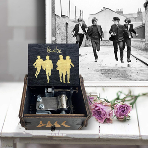 กล่องดนตรีไม้หมุนมือพร้อมเพลง 'You Are My Sunshine' <span class=keywords><strong>ย</strong></span>ุค 30s ของขวัญรักษ์โลกสำหรับแฟนๆ วันเกิด คริสต์มาส วันวาเลนไทน์ - Product Image 6