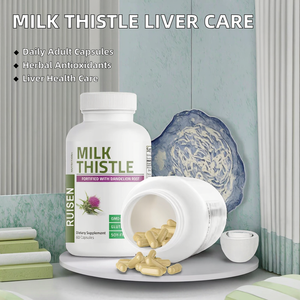 Chardon-Marie Silymarine Racine de Pissenlit Soutien Hépatique Antioxydant Détoxifiant Soutien Immunitaire Complément Herbal pour Adultes - Product Image 2