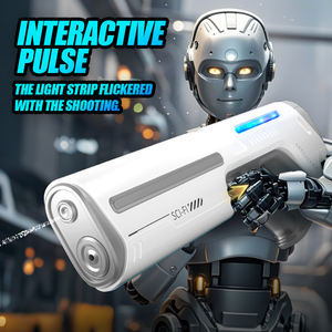 電動水鉄砲おもちゃ 手動・自動水鉄砲 光るおもちゃ付き 長距離射程 夏の屋外遊び 子供向け - Product Image 5